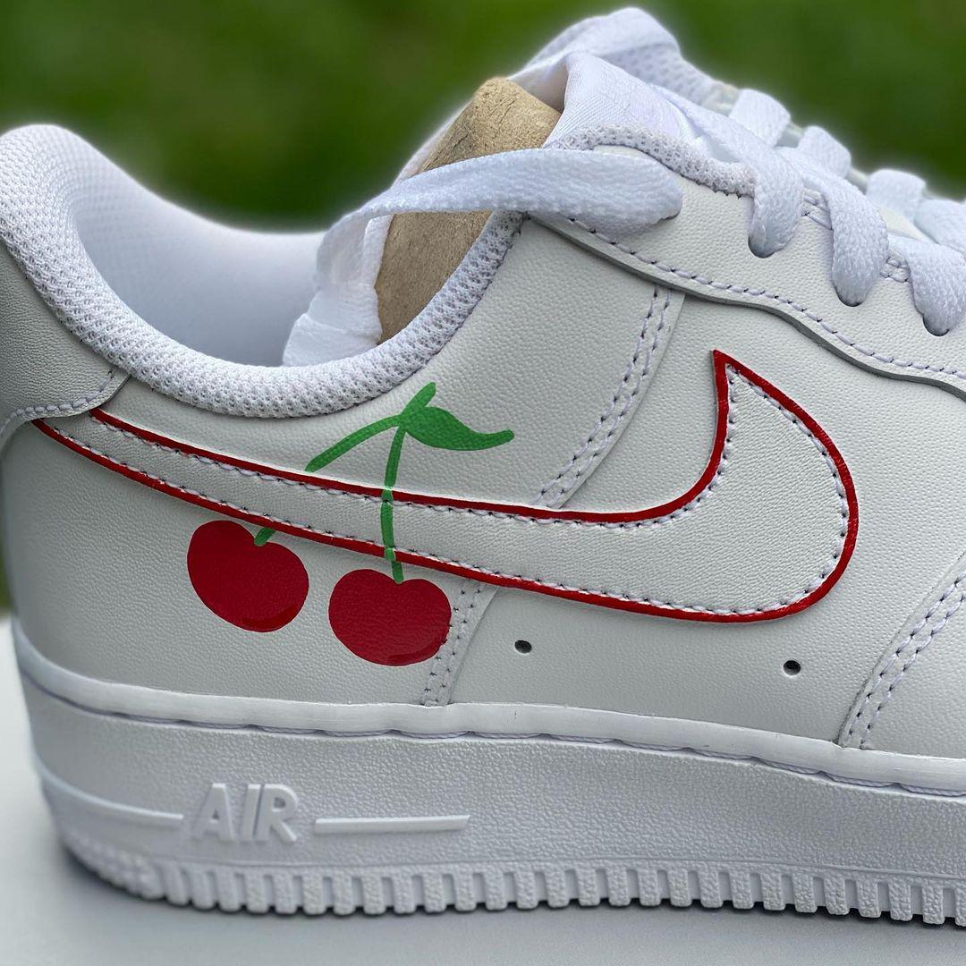 🍒Custom Cherry AF1’s🍒-shecustomize