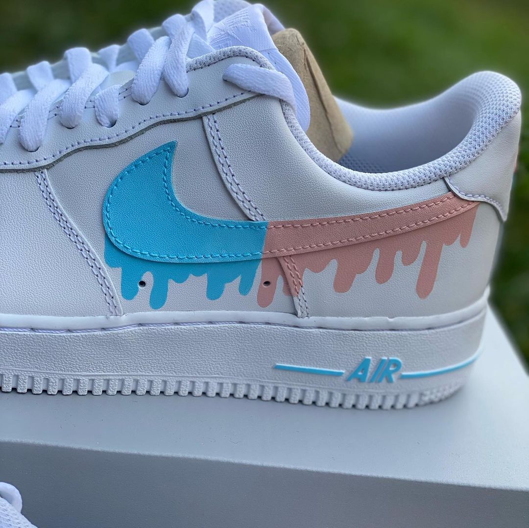 Custom Drip Air Force 1’s-shecustomize