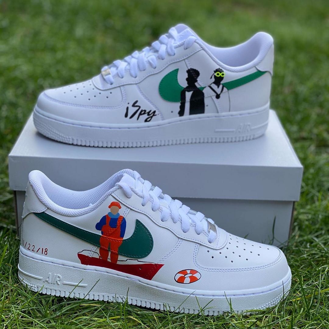 Custom Lil Boat Air Force 1’s-shecustomize