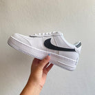 Custom Made Nike Air Force 1 Shadow Black-shecustomize