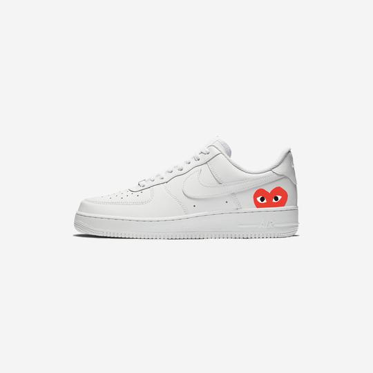 Custom Nike Air Force 1 CDG-shecustomize