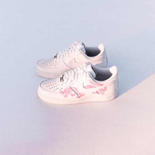 Custom Nike Air Force 1 Dragon-shecustomize