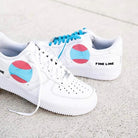 Custom Nike Air Force 1 Fine Line-shecustomize