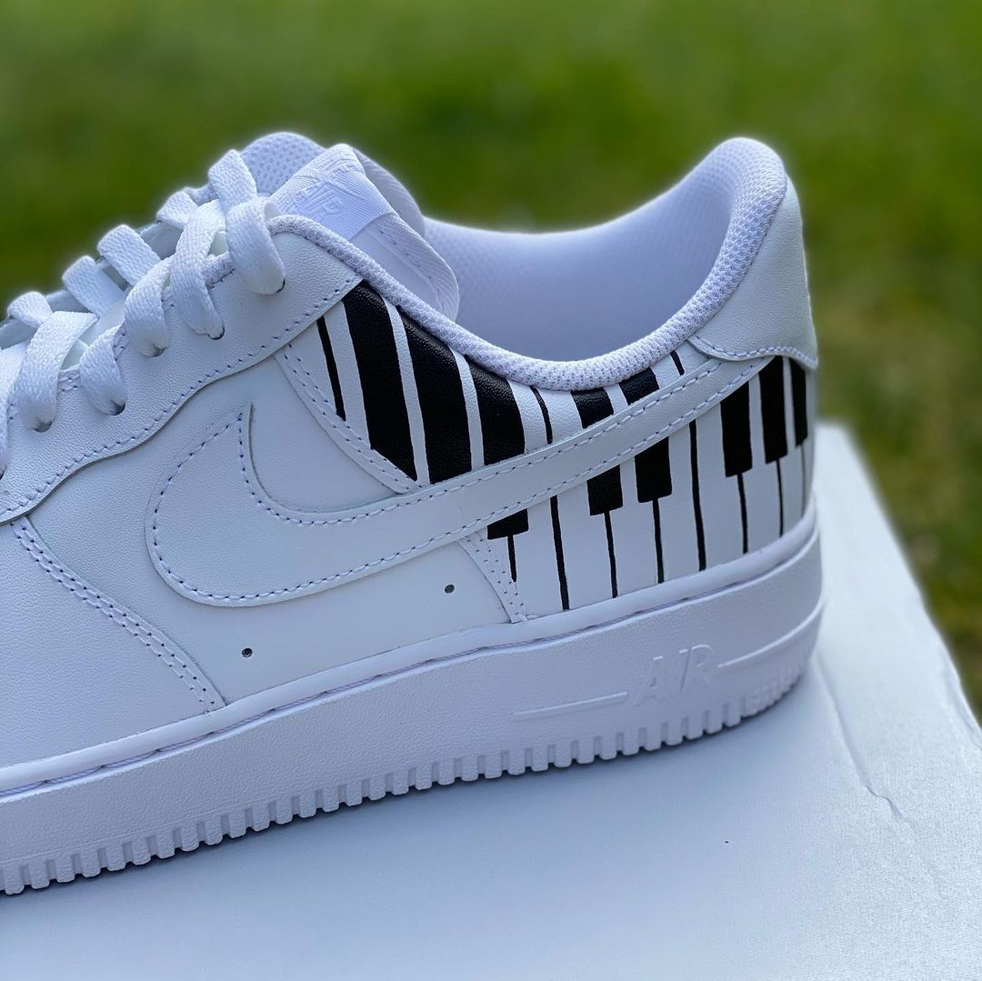 Custom Piano Air Force 1’s-shecustomize