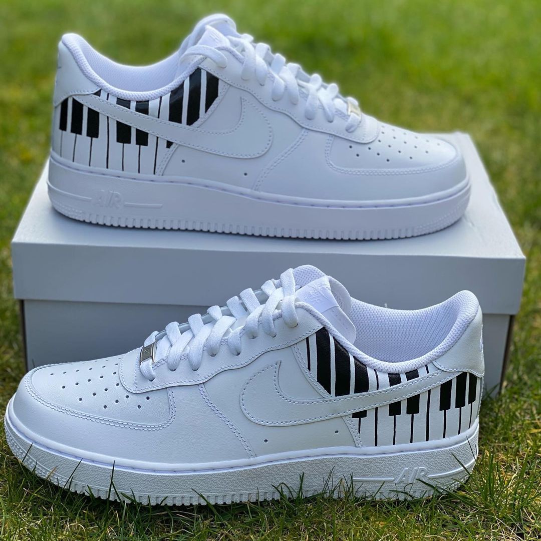 Custom Piano Air Force 1’s-shecustomize