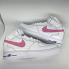 Custom Pink Nike Air Force Ones-shecustomize