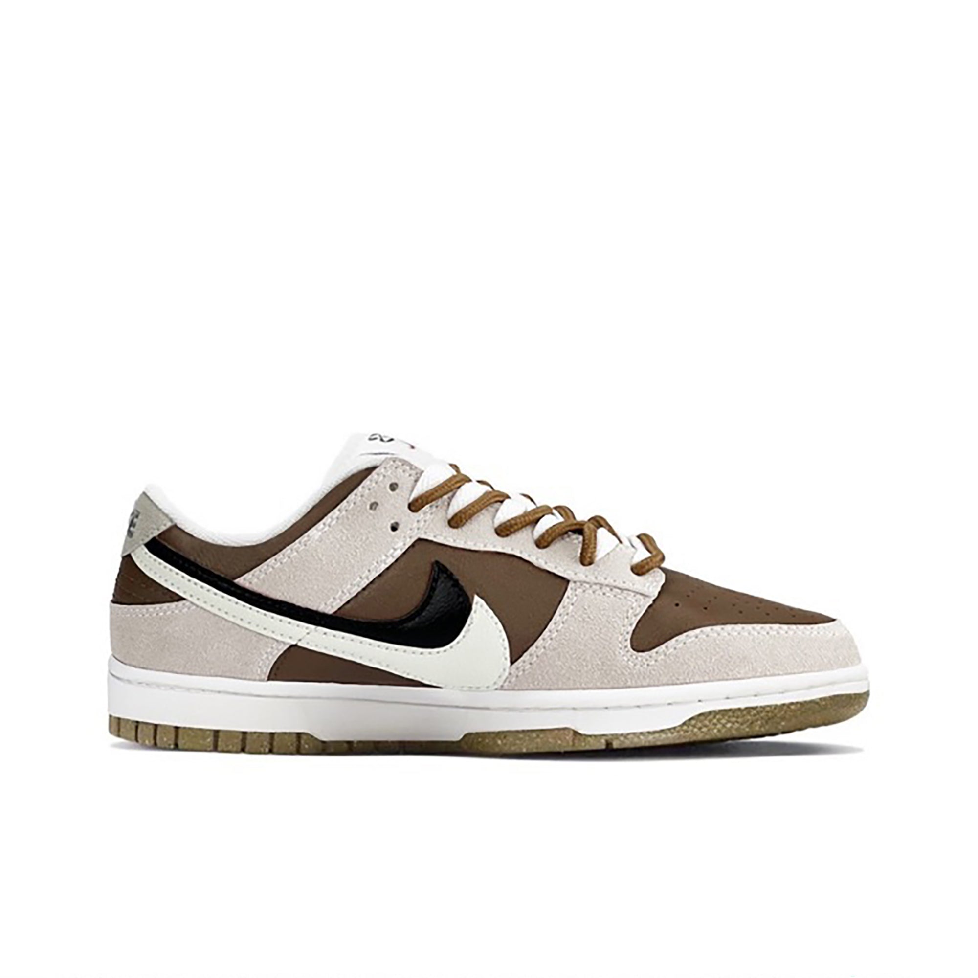 Gray Brown White Custom Nike Dunk-shecustomize
