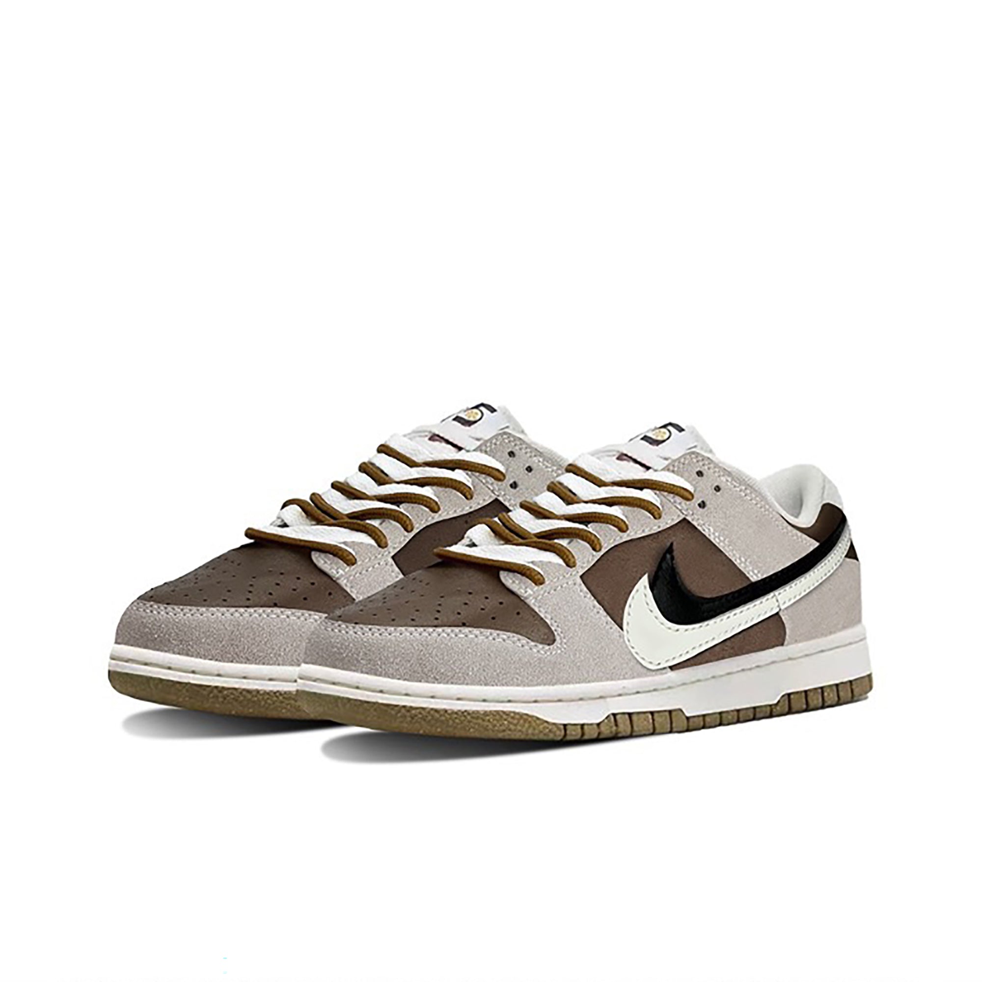 Gray Brown White Custom Nike Dunk-shecustomize