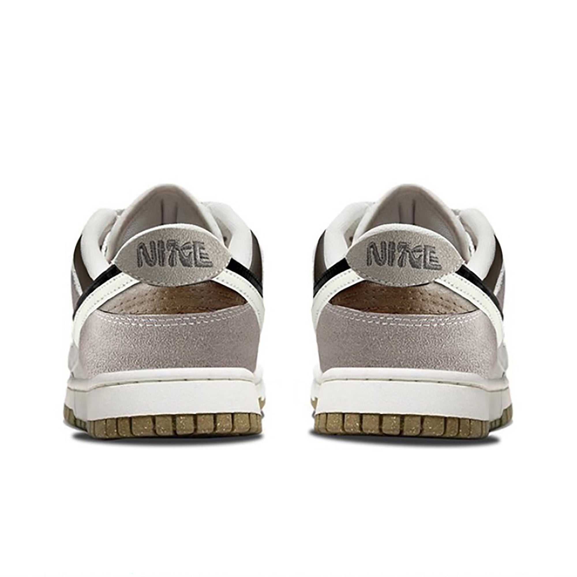 Gray Brown White Custom Nike Dunk-shecustomize