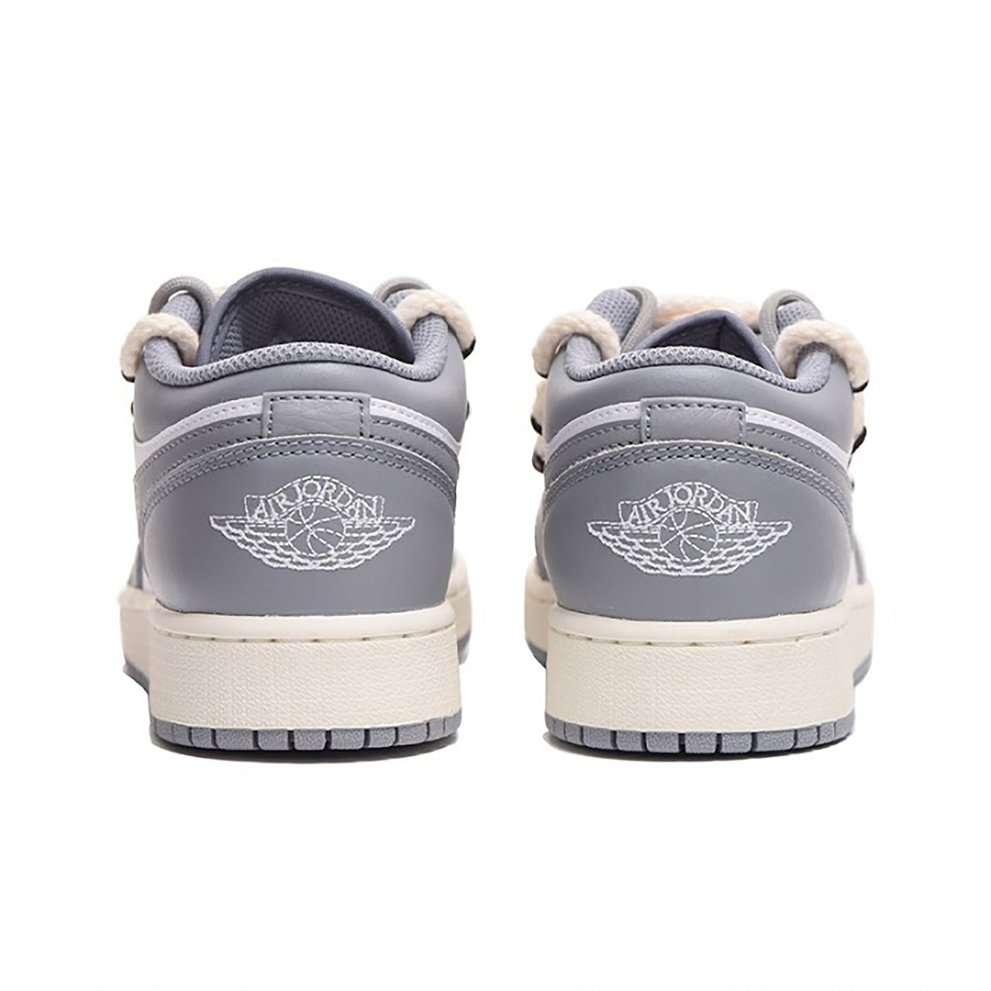 Gray Custom Air Jordan 1-shecustomize