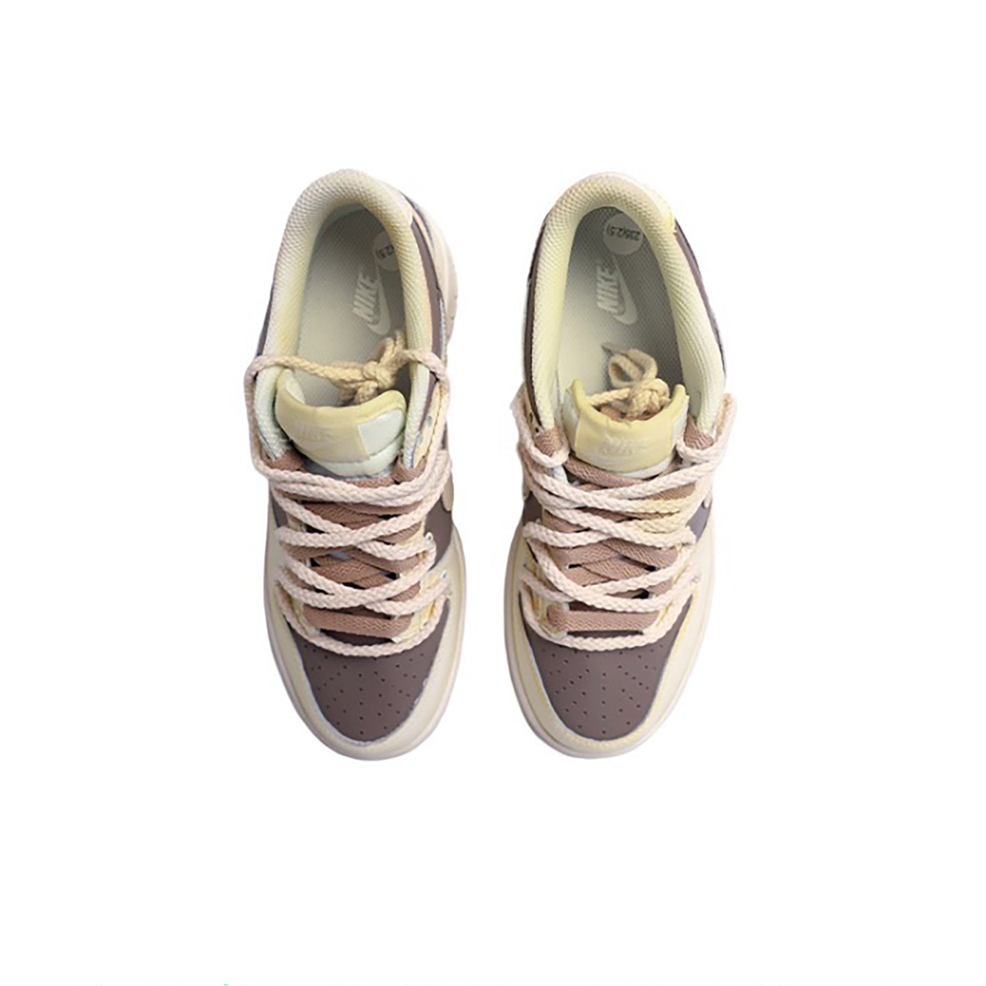 Gray White Custom Nike Dunk-shecustomize