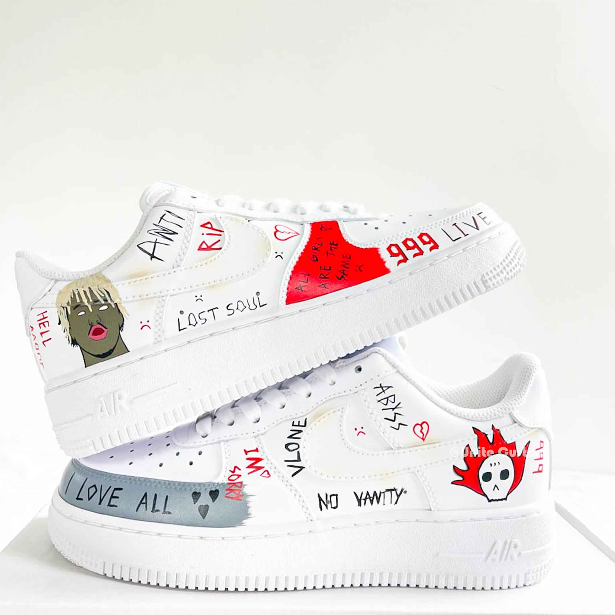 Juice Wrld Custom Air Force 1-shecustomize