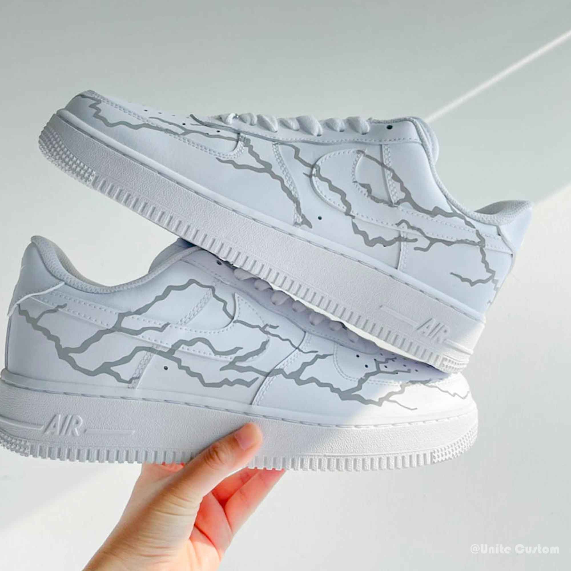 Lightning Custom Air Force 1-shecustomize