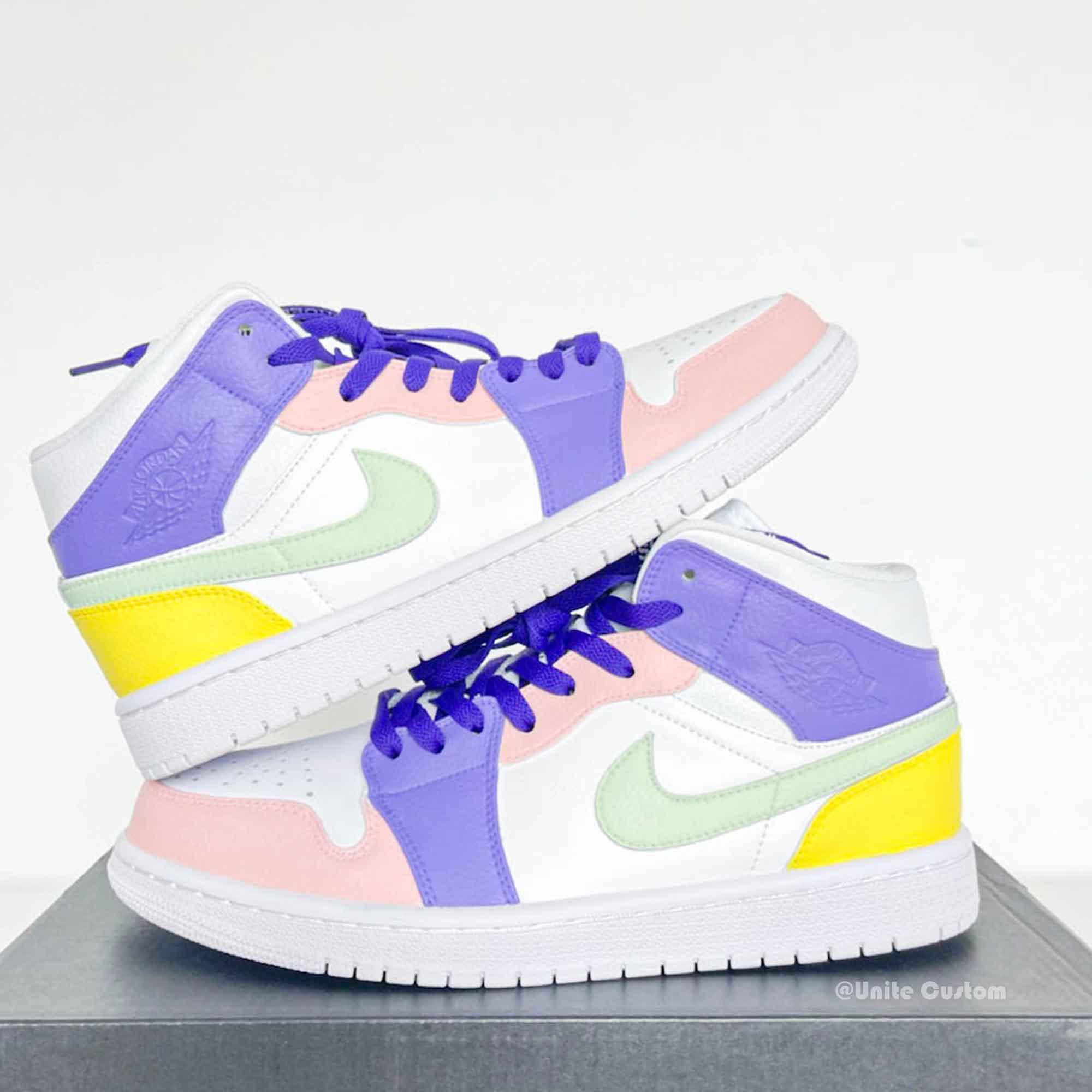Macaron Custom Air Jordan 1-shecustomize