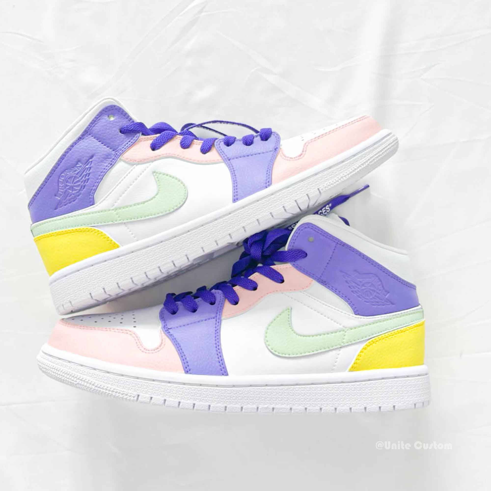 Macaron Custom Air Jordan 1-shecustomize