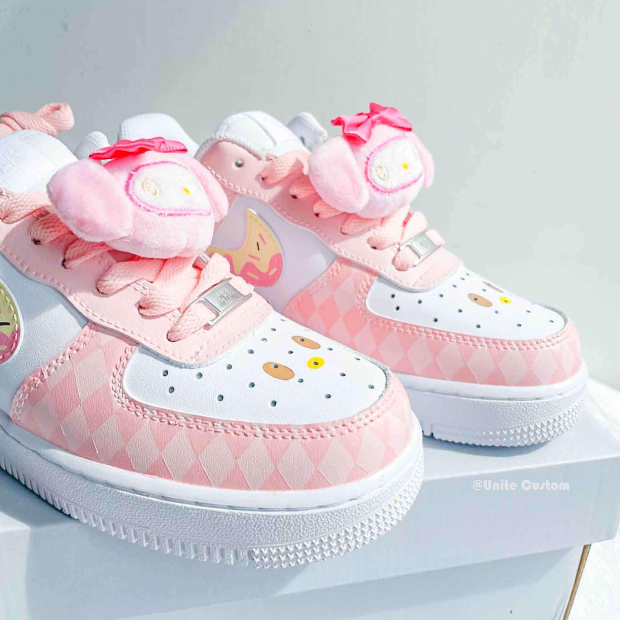 Melody Pink Custom Air Force 1-shecustomize
