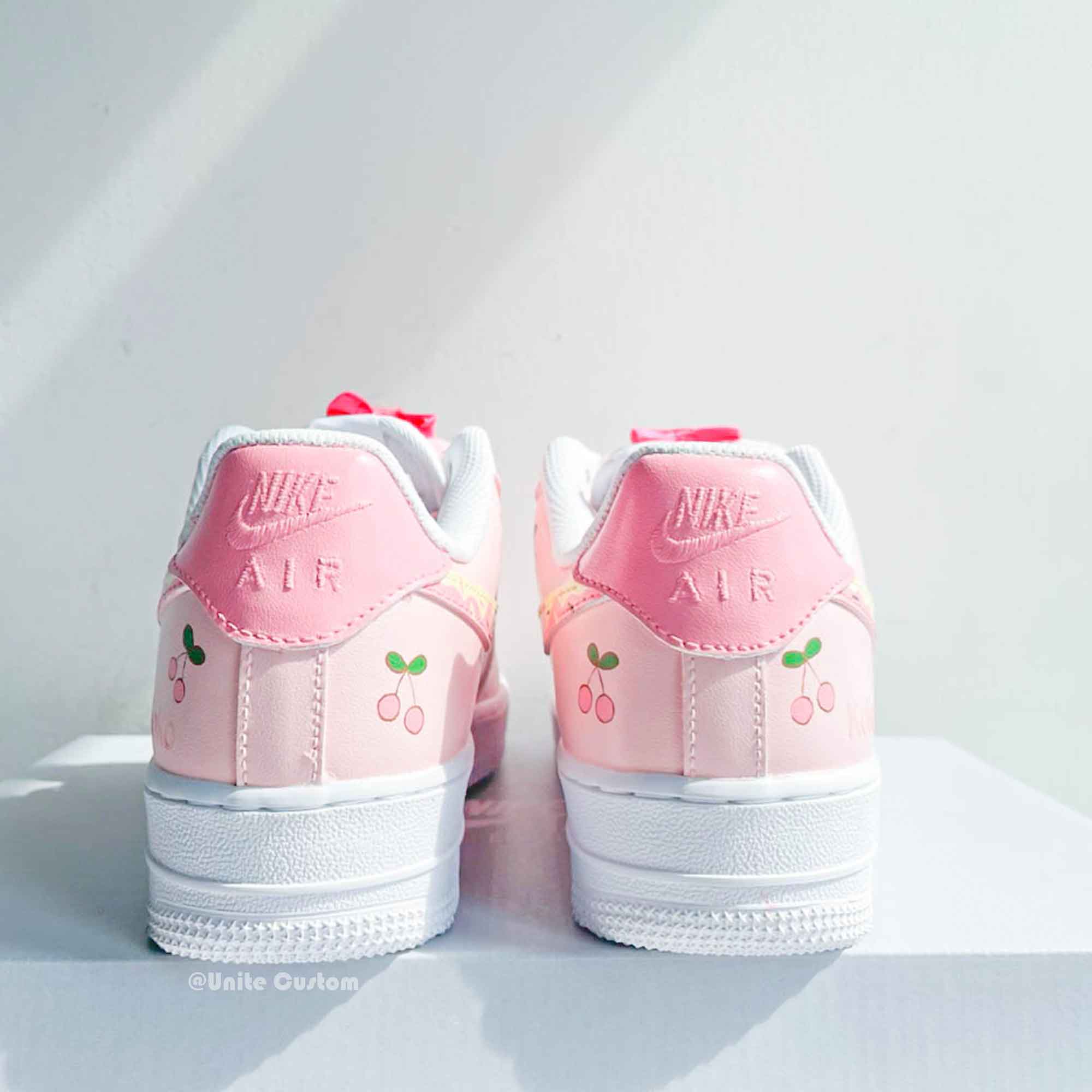 Melody Pink Custom Air Force 1-shecustomize