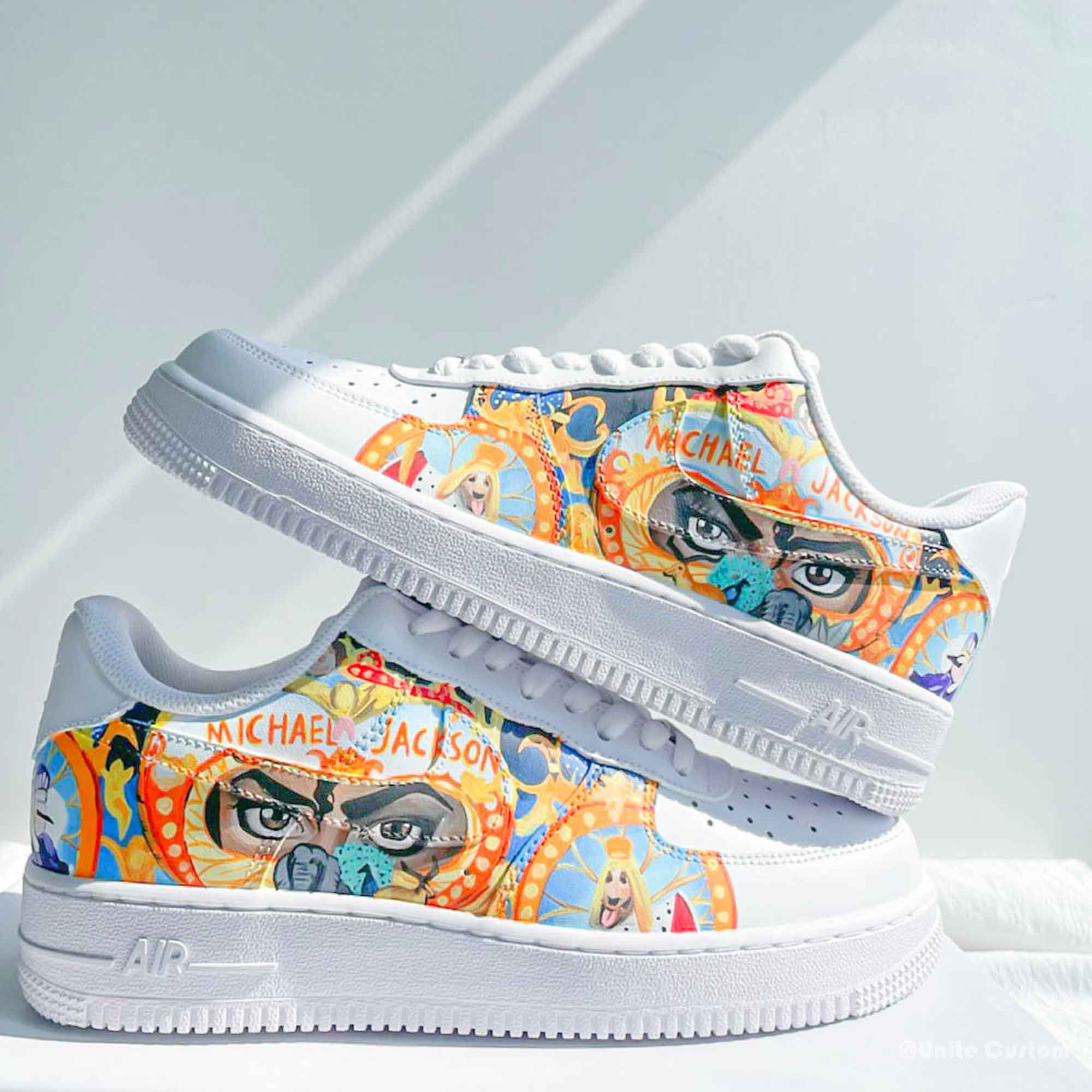 Michael Jackson Custom Air Force 1-shecustomize