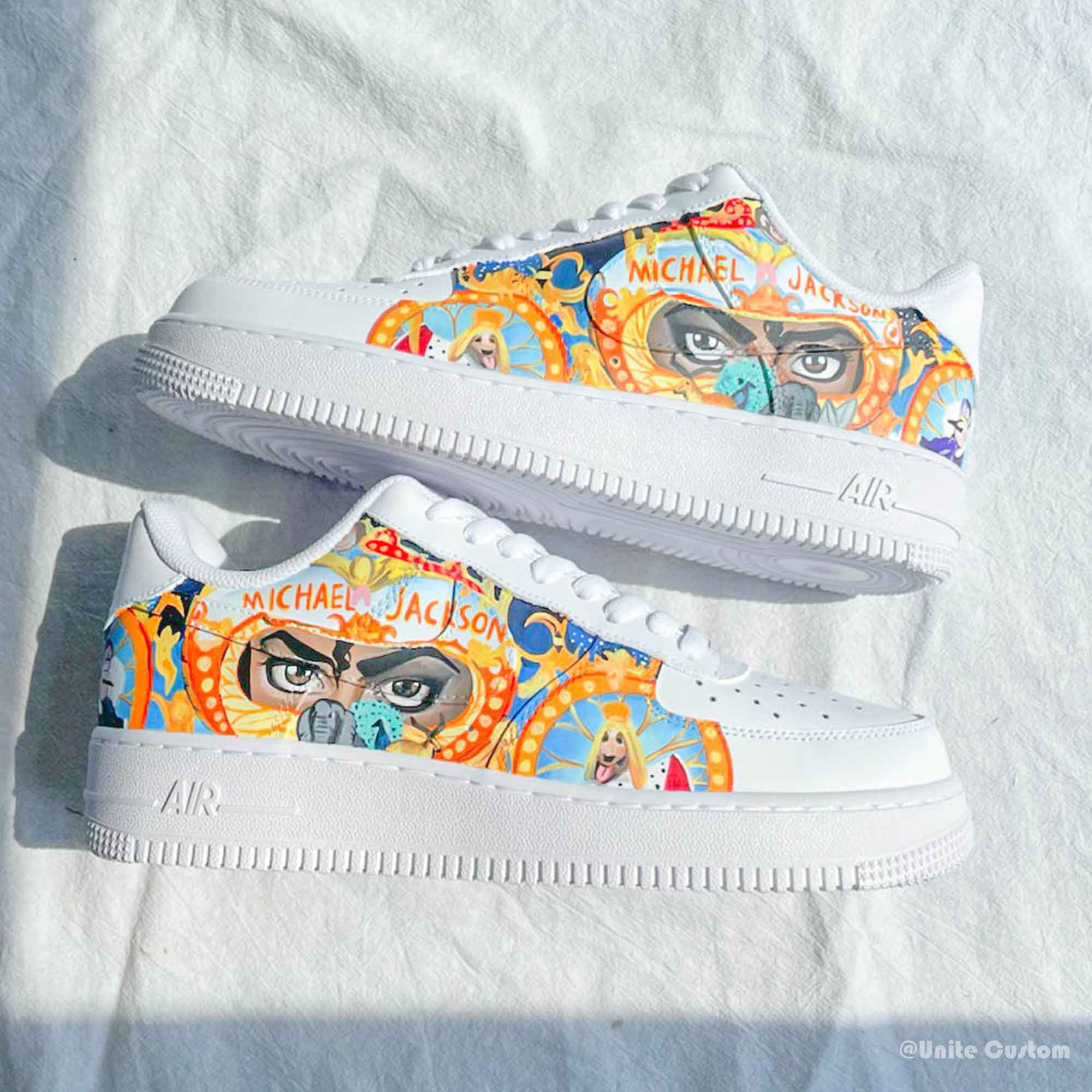 Michael Jackson Custom Air Force 1-shecustomize