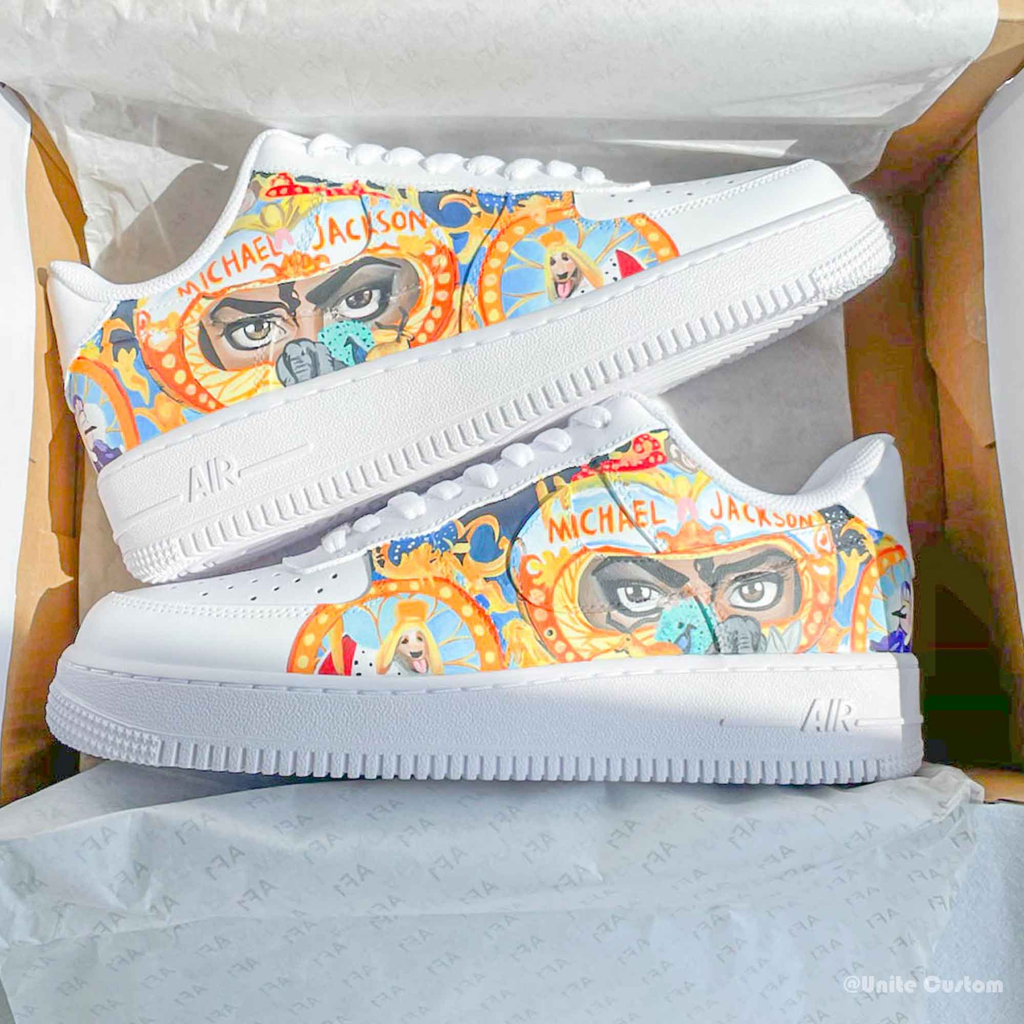 Michael Jackson Custom Air Force 1-shecustomize