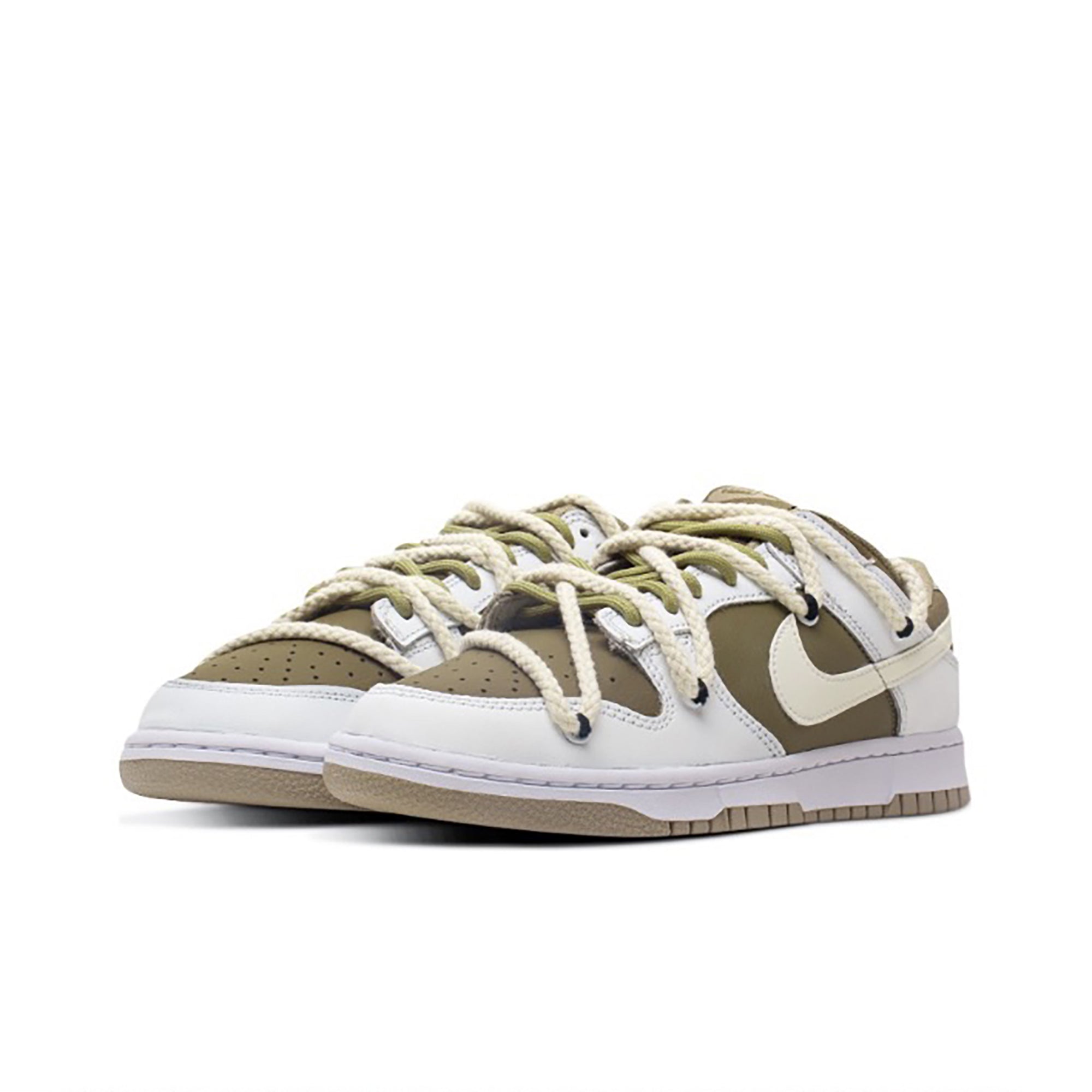 Mocha White Custom Nike Dunk-shecustomize