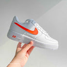 Orange Custom Air Force 1-shecustomize