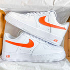 Orange Custom Air Force 1-shecustomize