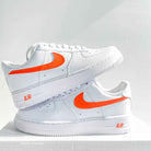 Orange Custom Air Force 1-shecustomize