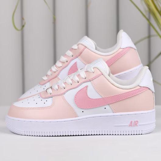 Pink Air Force 1s Custom Shoes Sneakers-shecustomize