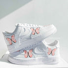 Pink Butterfly Custom Air Force 1-shecustomize