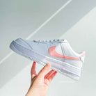 Pink Custom Air Force 1-shecustomize