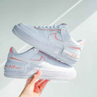 Pink Custom Air Force 1-shecustomize