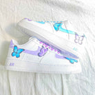Purple Blue Butterfly Custom Air Force 1-shecustomize
