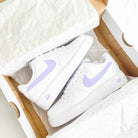 Purple Custom Air Force 1-shecustomize