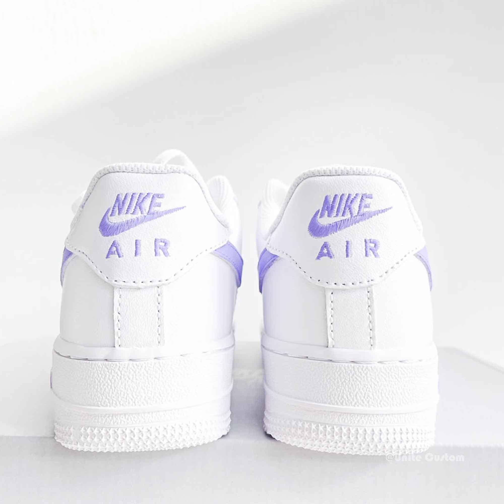 Purple Custom Air Force 1-shecustomize