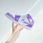 Purple Custom Air Jordan 1-shecustomize