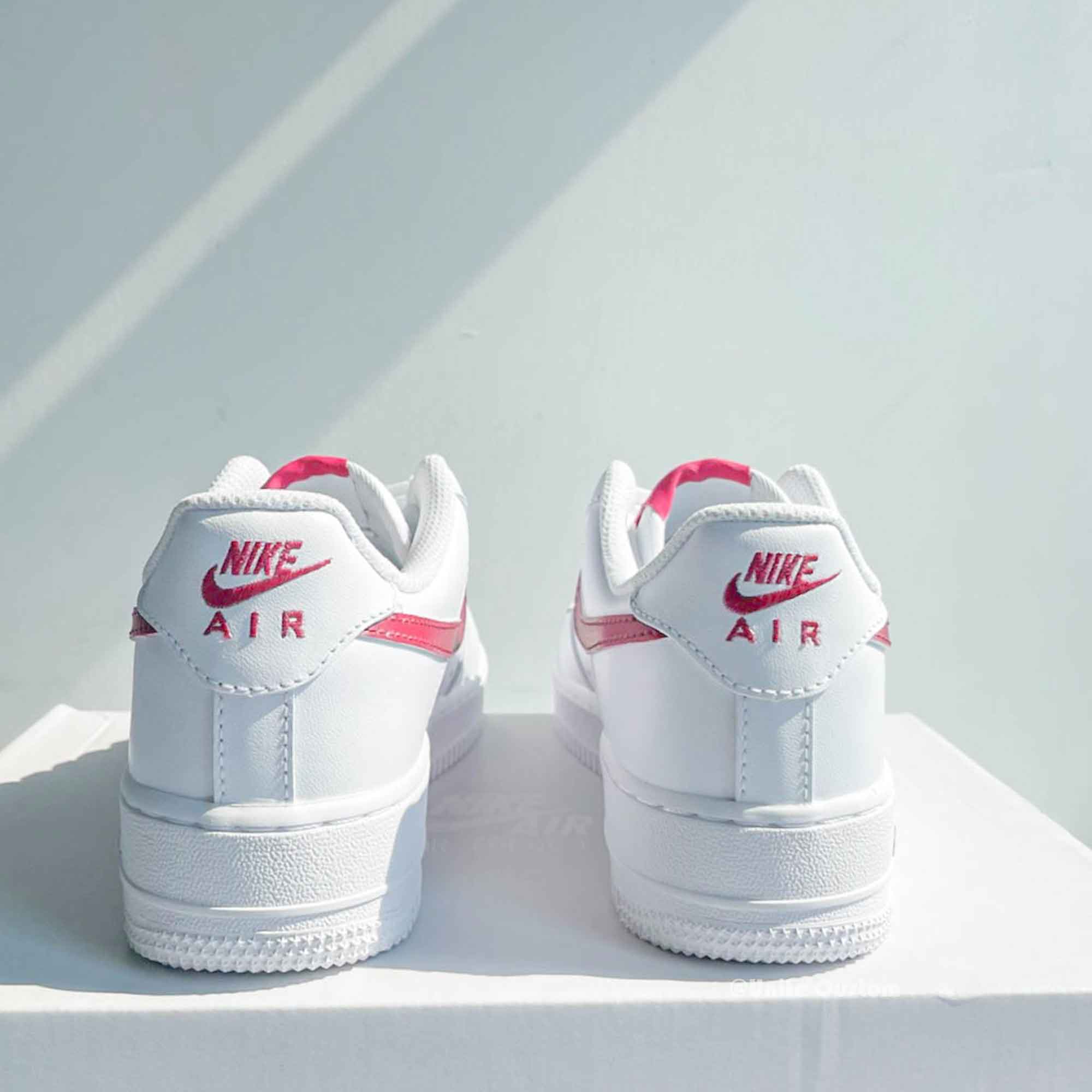 Red Custom Air Force 1-shecustomize