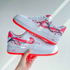 Red Flower Custom Air Force 1-shecustomize