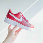 Red White Custom Air Force 1-shecustomize