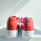 Red White Custom Air Force 1-shecustomize