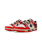 Red White Daisy Custom Nike Dunk-shecustomize
