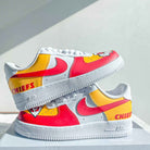 Red Yellow KC Custom Air Force 1-shecustomize
