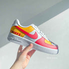 Red Yellow KC Custom Air Force 1-shecustomize