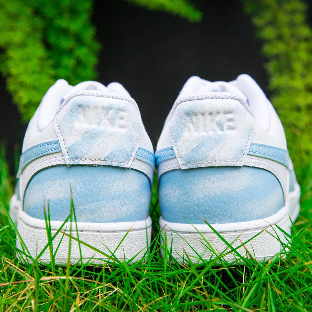 Sketch Blue Nike Count Custom Shoes Sneakers-shecustomize