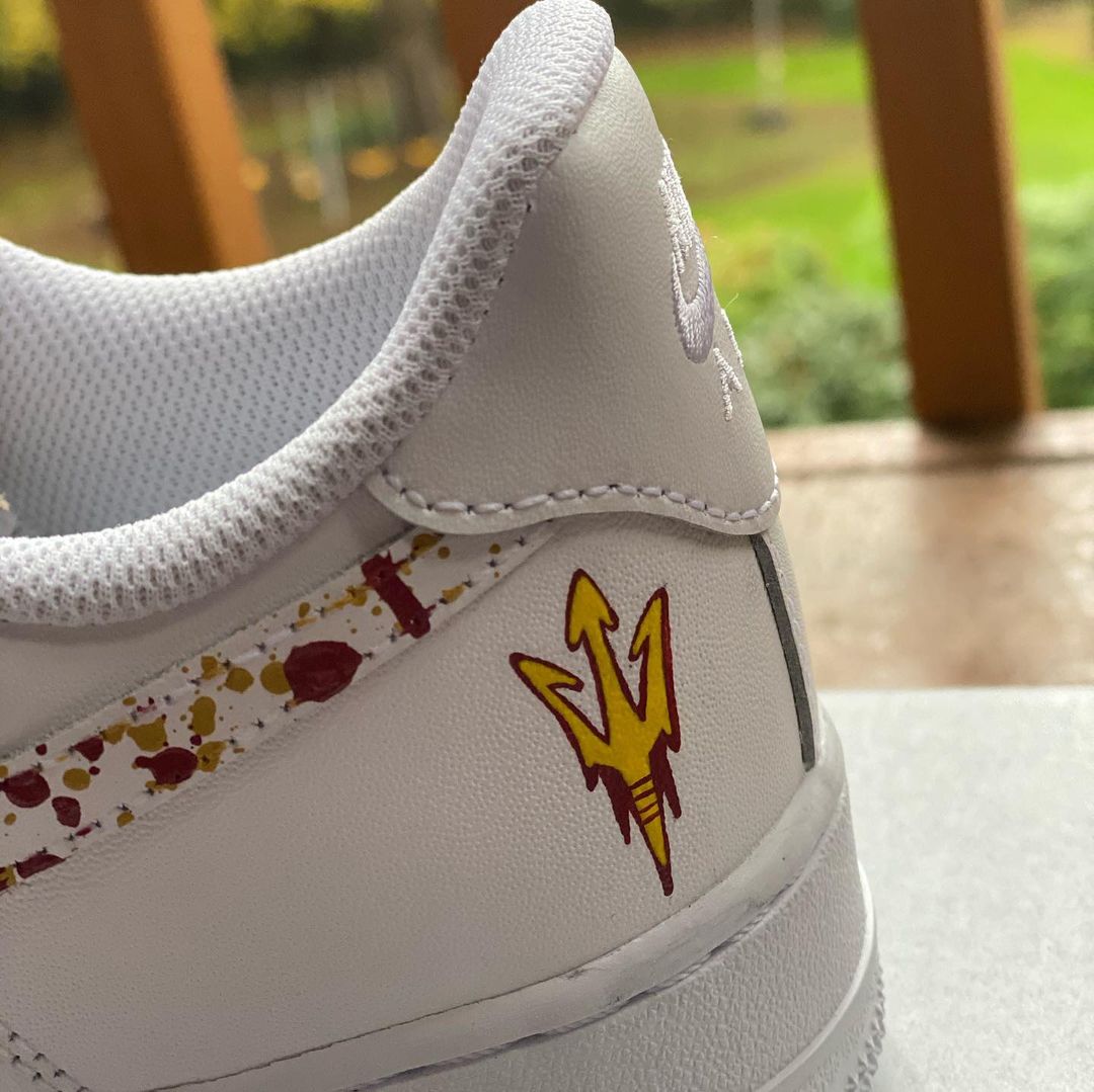 Splatter Air Force 1s!-shecustomize