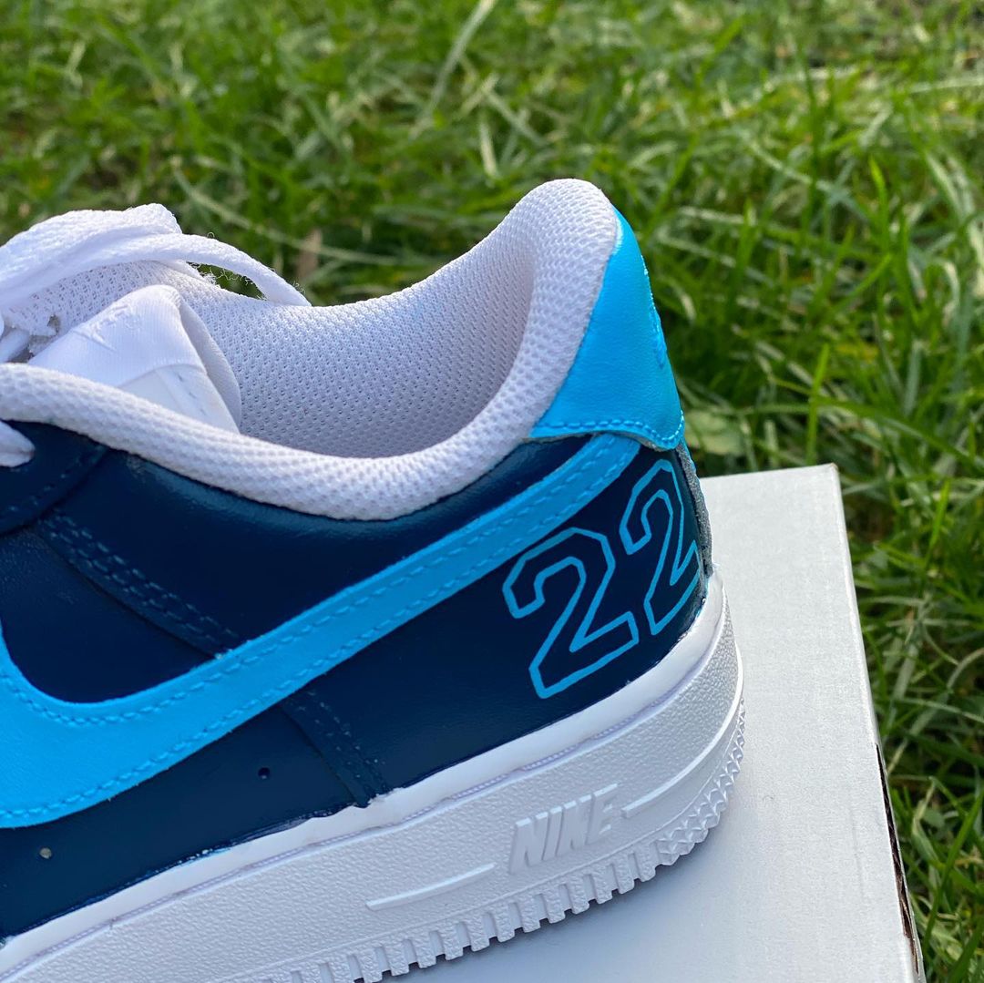 Tennessee Titans Custom Air Force 1’s-shecustomize