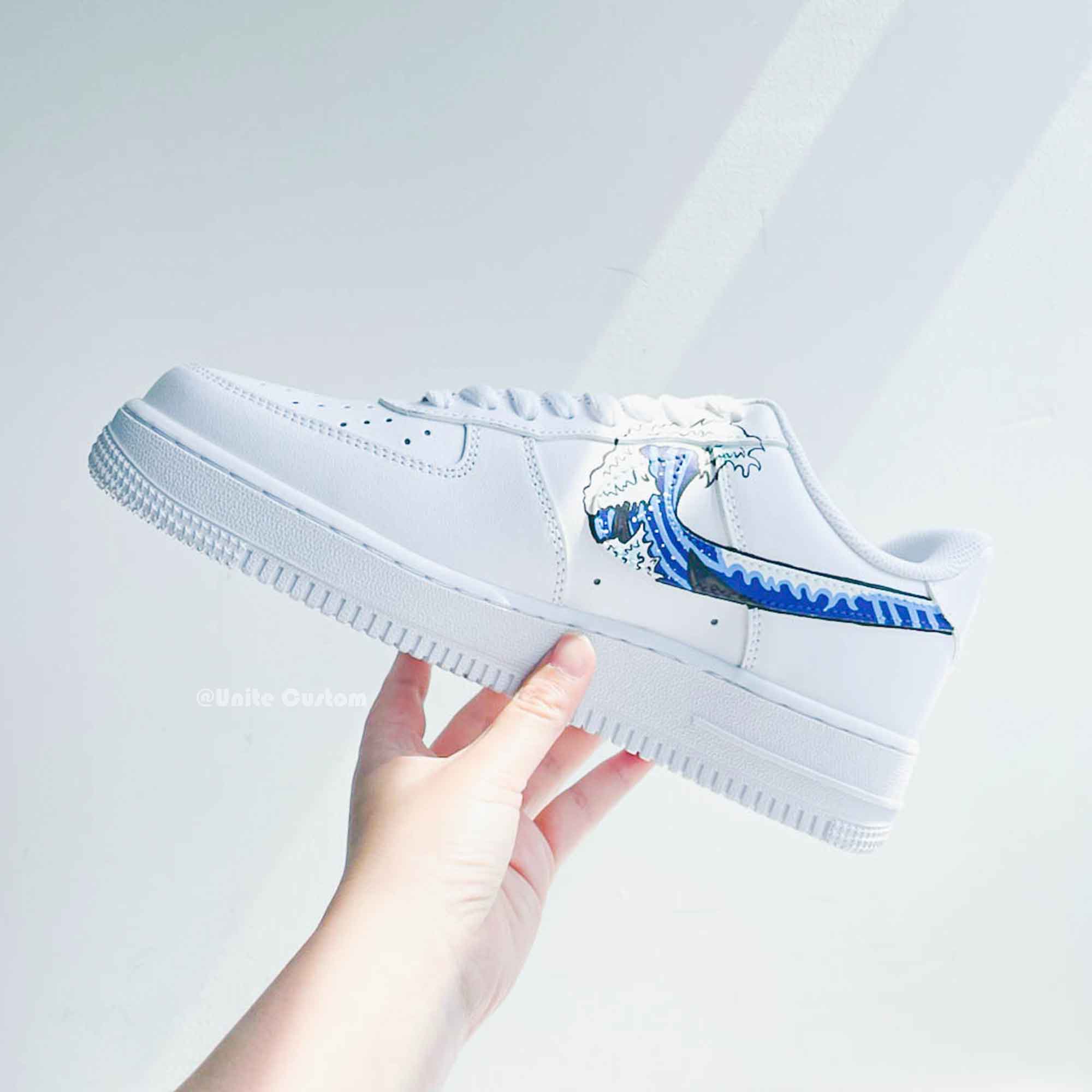 The Great Wave off Kanagawa Custom Air Force 1-shecustomize