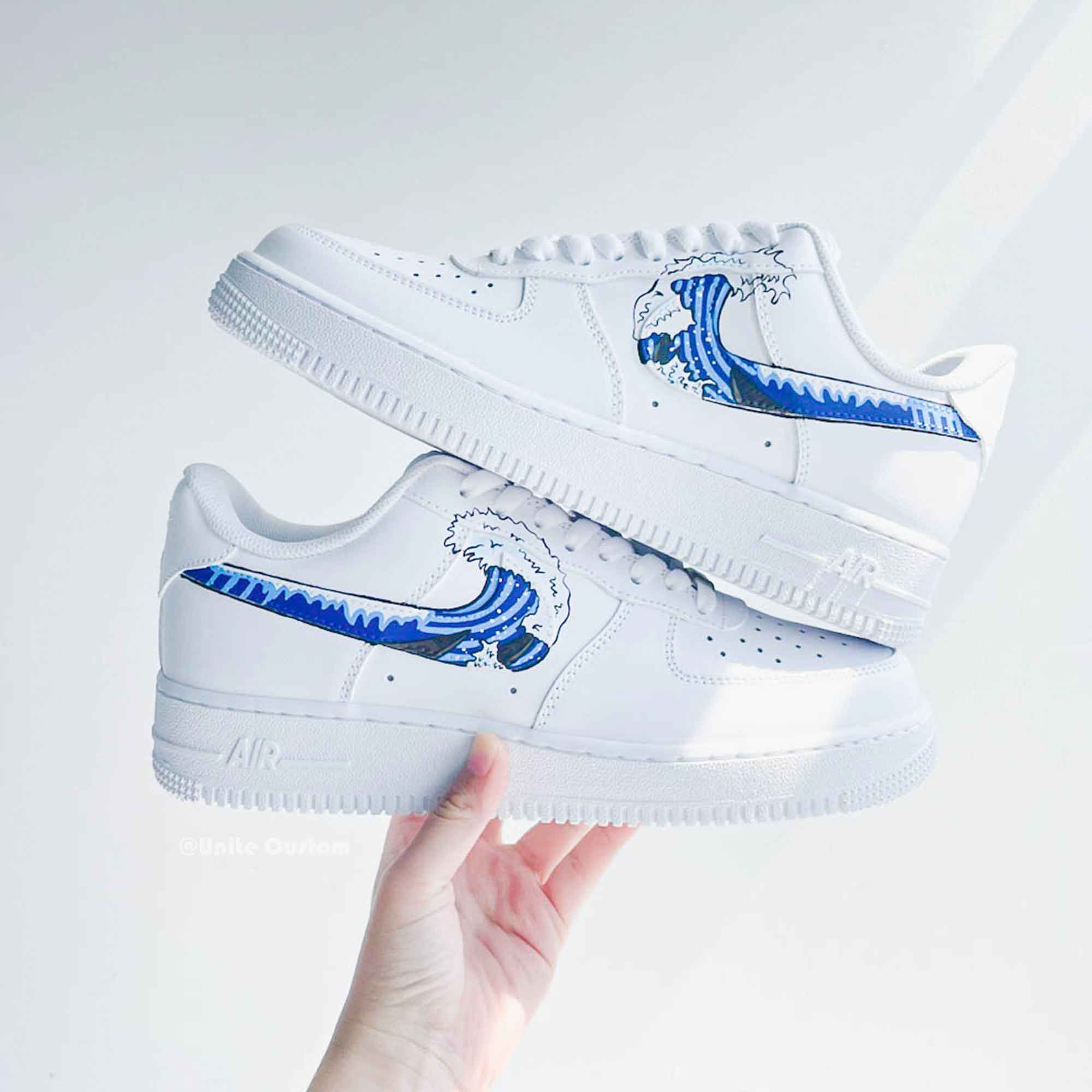 The Great Wave off Kanagawa Custom Air Force 1-shecustomize
