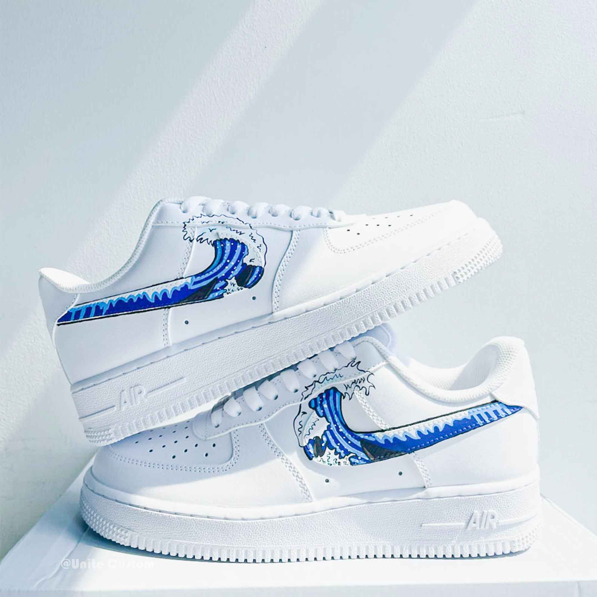 The Great Wave off Kanagawa Custom Air Force 1-shecustomize