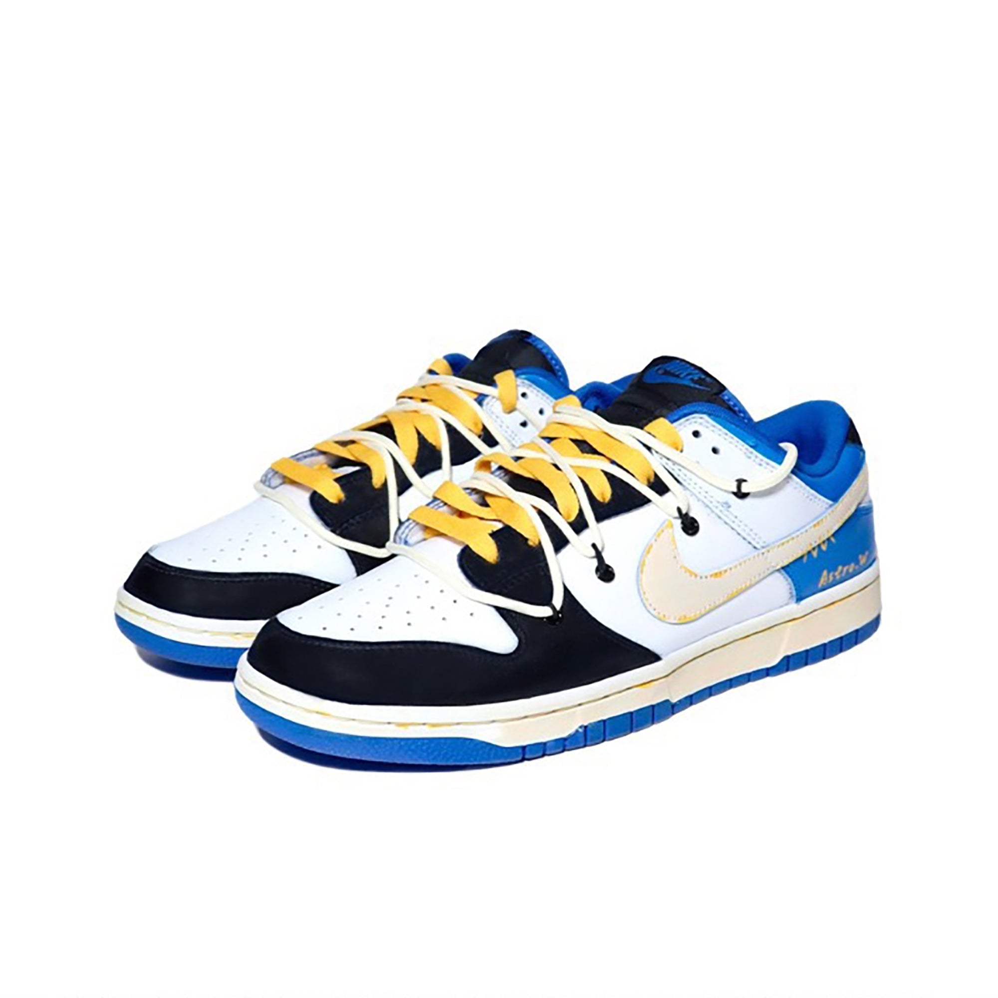 Travis Scott Blue Black White Custom Air Jordan 1 Low-shecustomize